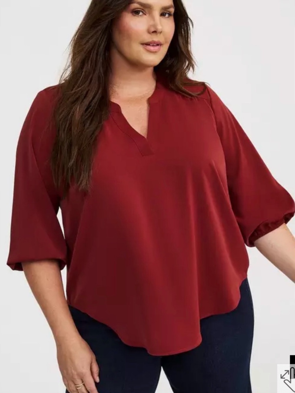 NWOT- Torrid- Harper Blouse. Size 1X